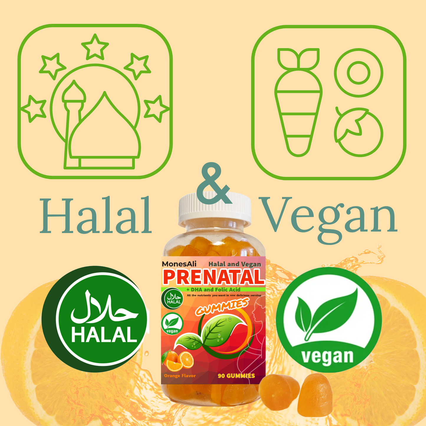 Prenatal and Postnatal Vitamin Gummies