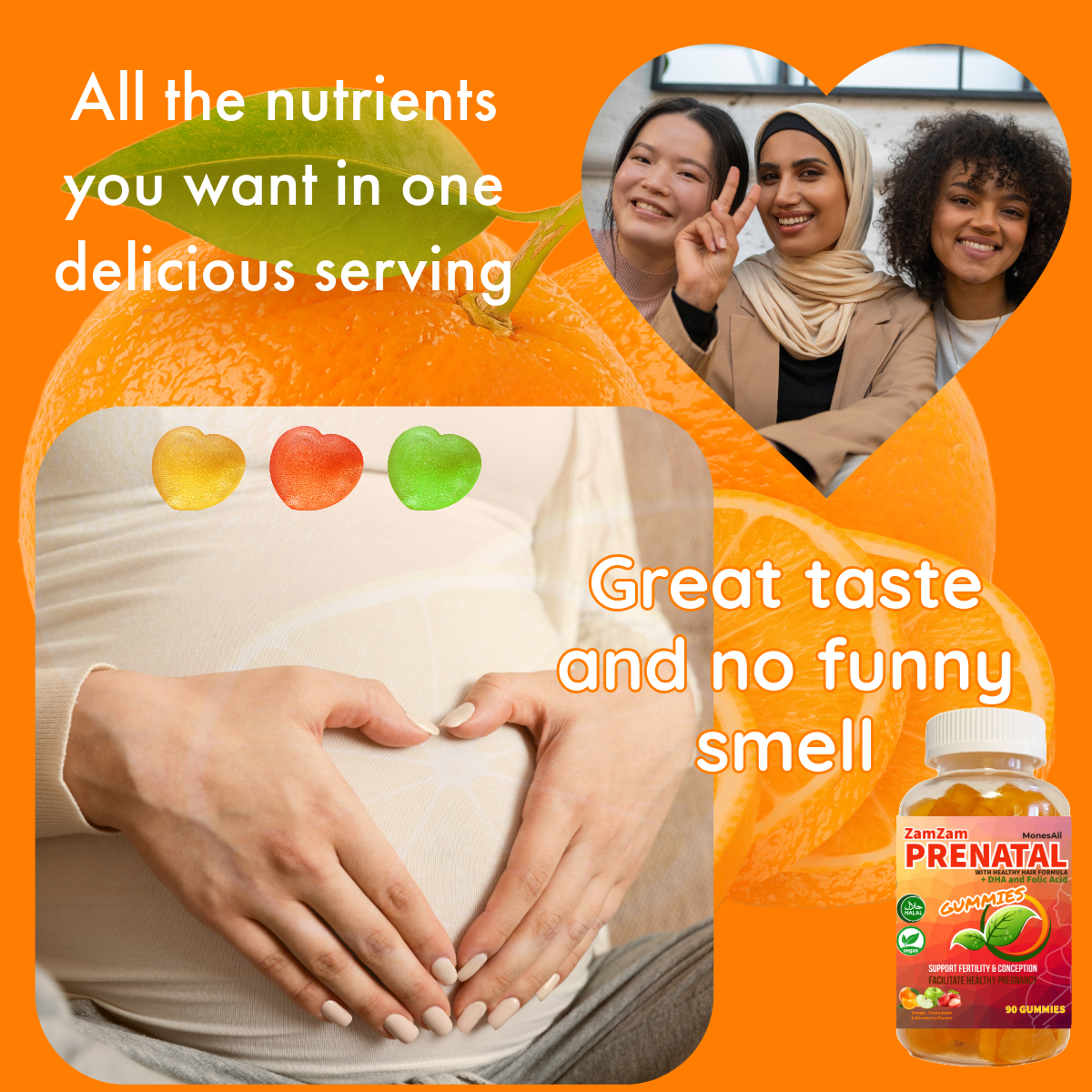 Prenatal and Postnatal Vitamin Gummies