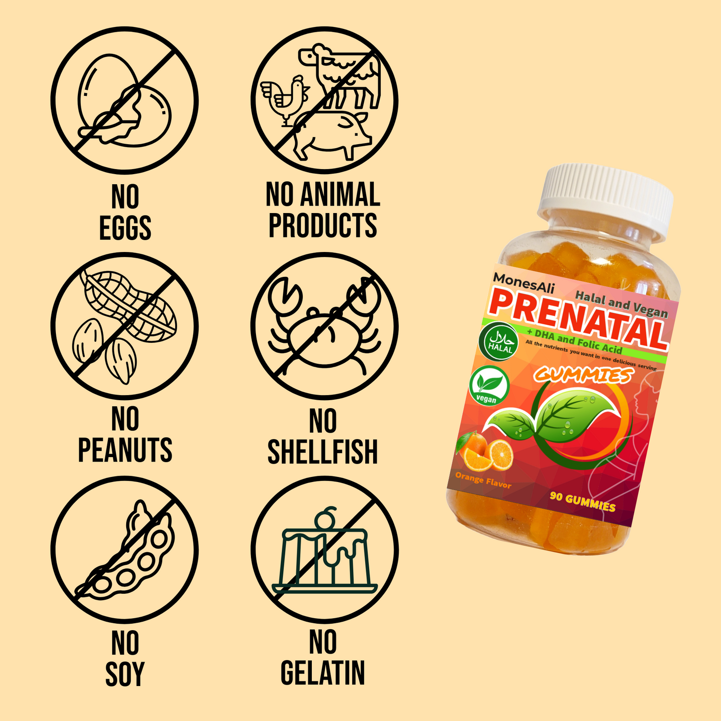Prenatal and Postnatal Vitamin Gummies